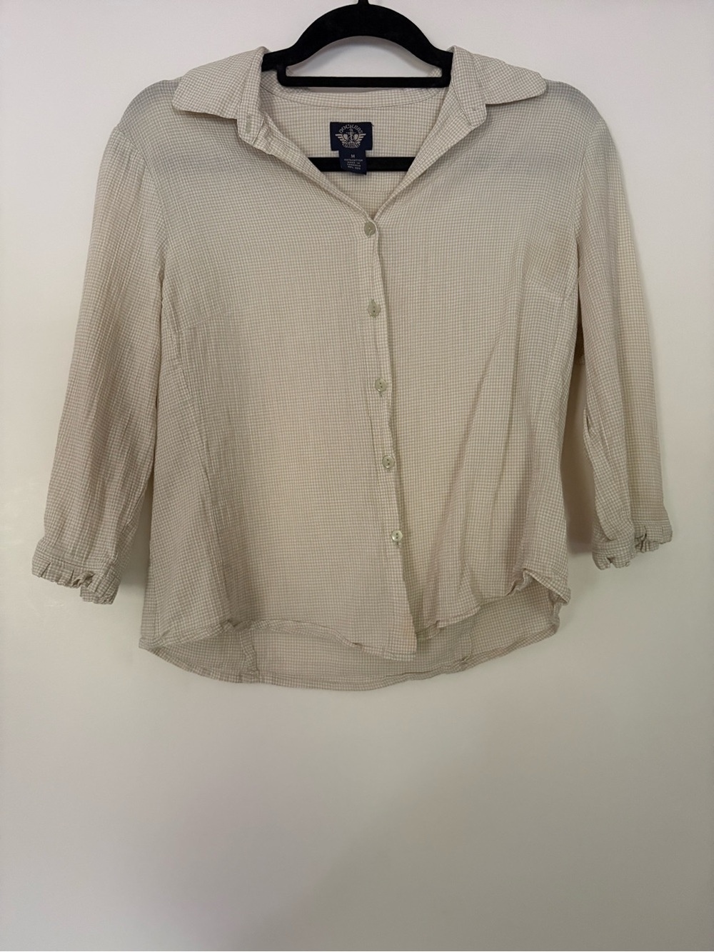 Dockers 100% cotton Lightweight Button-Up Blouse